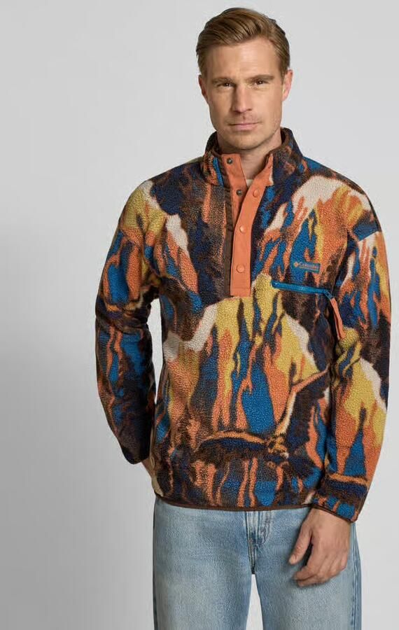 Columbia Fleecepullover met labelpatch model 'HELVETIA' - Foto 3
