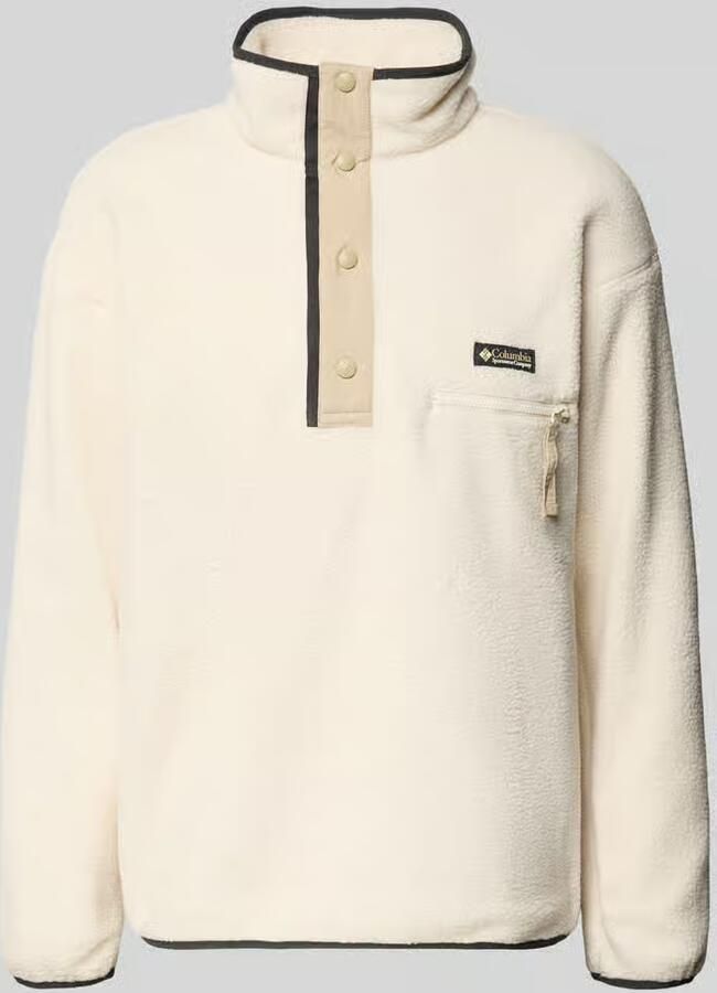 Columbia Fleecepullover met opstaande kraag en knoopsluiting