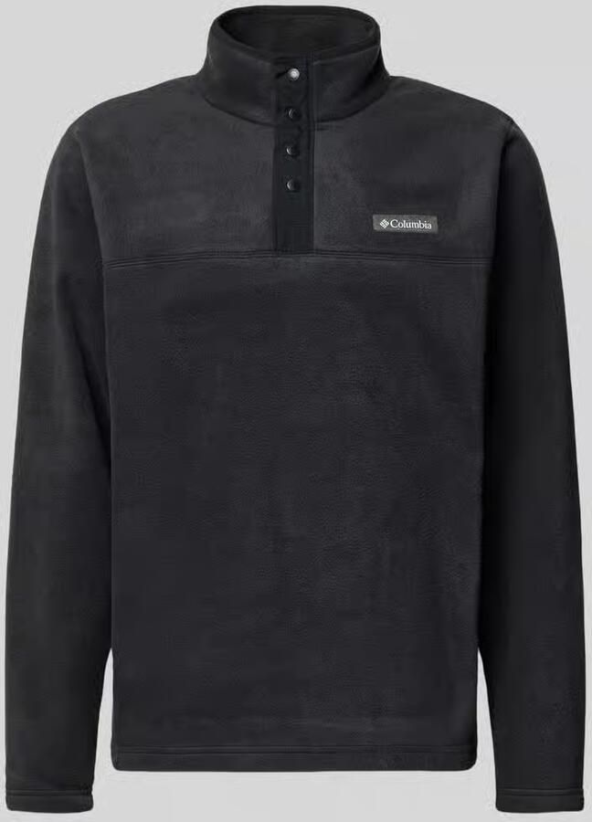 Columbia Fleecepullover met opstaande kraag en labeldetail