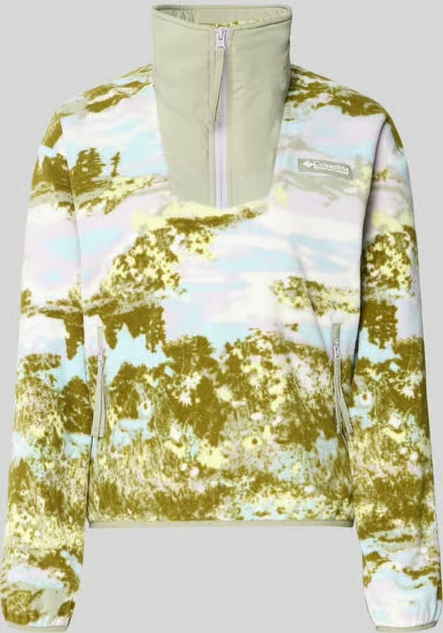 Columbia Fleecepullover met opstaande kraag en ritszakken - Foto 2