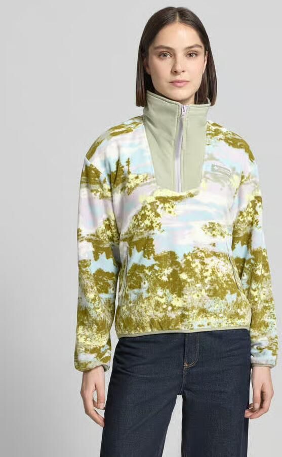 Columbia Fleecepullover met opstaande kraag en ritszakken - Foto 3