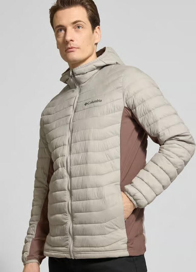 Columbia Gewatteerd jack met capuchon en logo - Foto 2