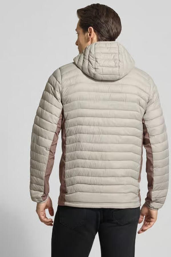 Columbia Gewatteerd jack met capuchon en logo