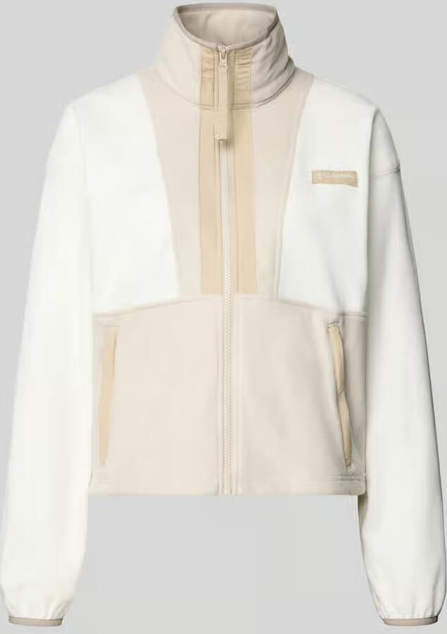 Columbia Kort fleecejack met labelpatch model 'Backbowl™'