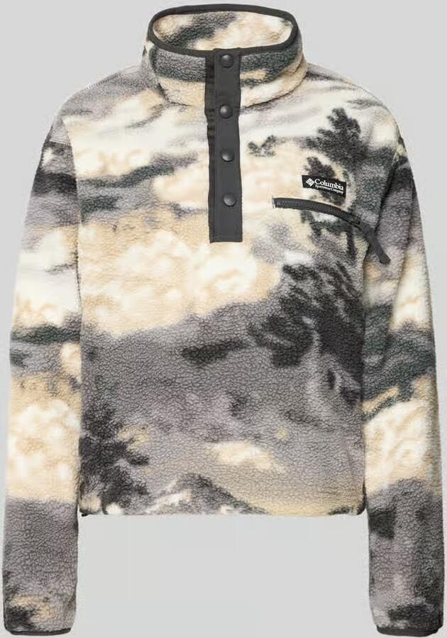 Columbia Regular fit pullover met logopatch model 'Helvetia'