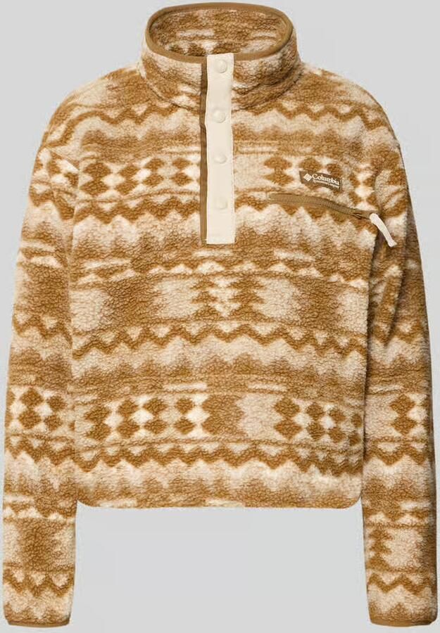 Columbia Regular fit pullover met logopatch model 'Helvetia'