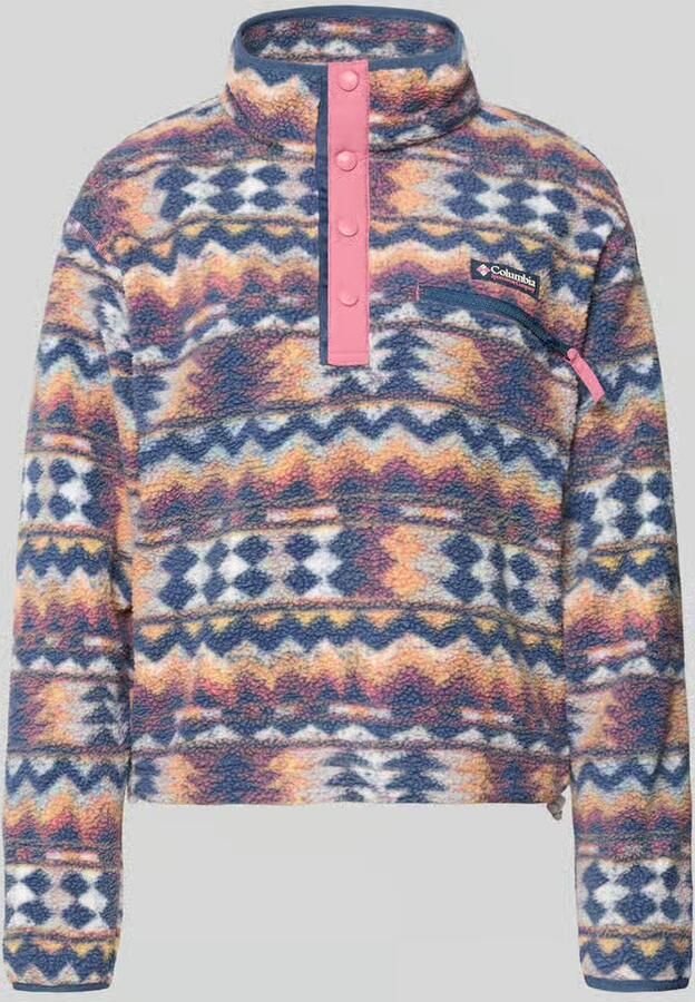 Columbia Regular fit pullover met logopatch model 'Helvetia'