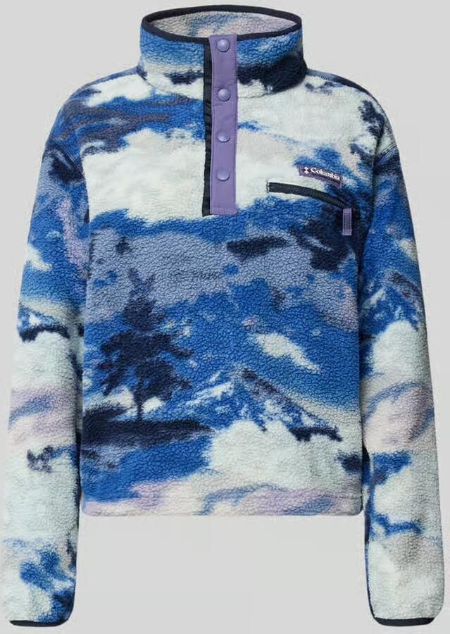 Columbia Regular fit pullover met logopatch model 'Helvetia'