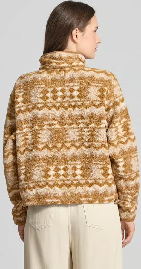 Columbia Fleece Jack HELVETIA II PRINTED CROPPED HALF SNAP FLEECE