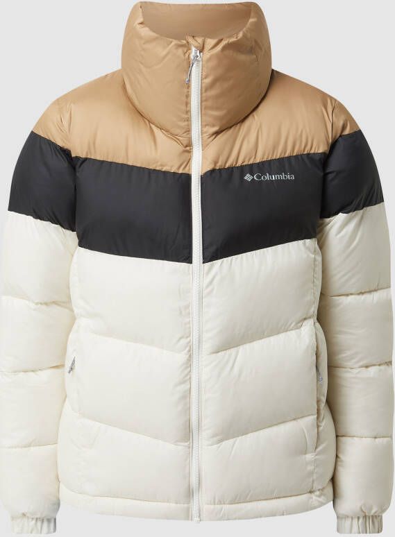 Columbia Sportswear Puffect Color Blockes Jacket Pufferjassen Kleding Chalk Black Beach maat: XL beschikbare maaten:L XL