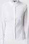 Comma Klassieke blouse in elastische katoenmix - Thumbnail 3