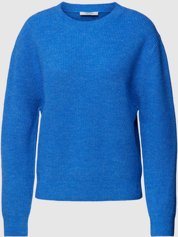 Comma Casual Identity Gebreide pullover met ronde hals