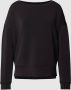 Comma Casual Identity Sweatshirt met labelapplicatie - Thumbnail 1