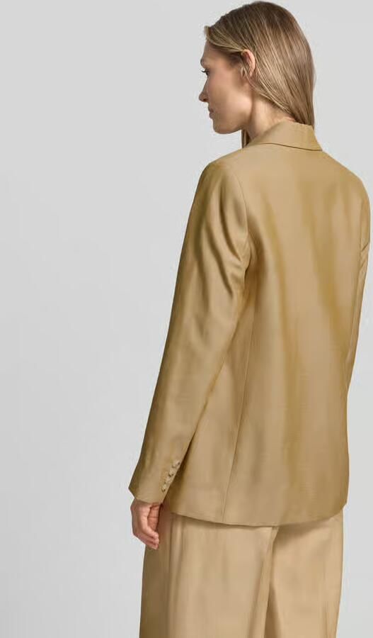 Comma blazer met linnen en patteszakken - Foto 3