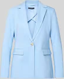 Comma Getailleerde blazer met klepzakken Blue Dames - Foto 11