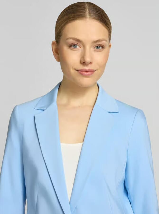 Comma Getailleerde blazer met klepzakken Blue Dames - Foto 3