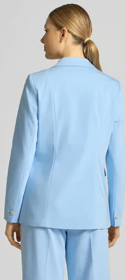 Comma Getailleerde blazer met klepzakken Blue Dames - Foto 8