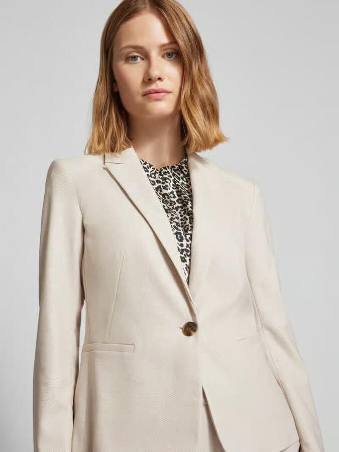 Comma Lange blazer met v-hals