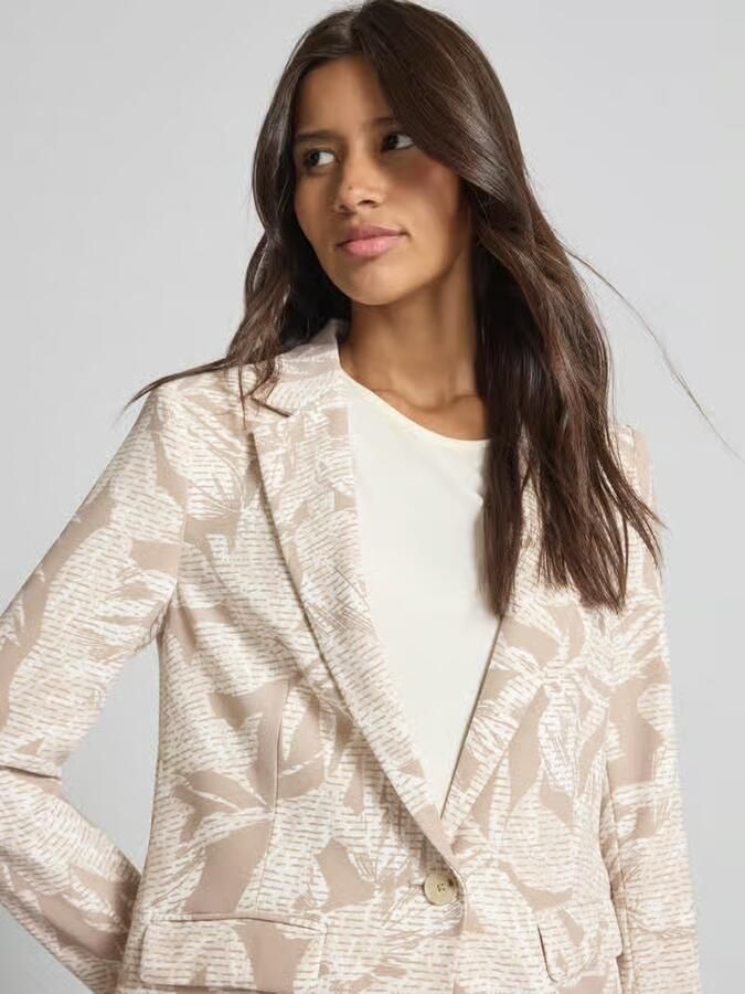 Comma regular blazer lichtbruin - Foto 4