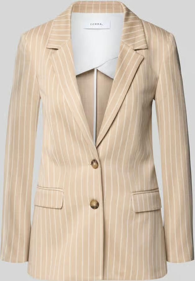 Comma Blazer met reverskraag