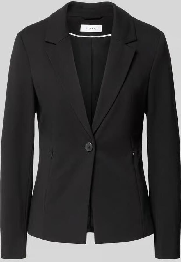 Comma Blazer met reverskraag