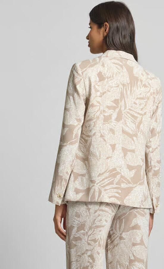 Comma regular blazer lichtbruin - Foto 6