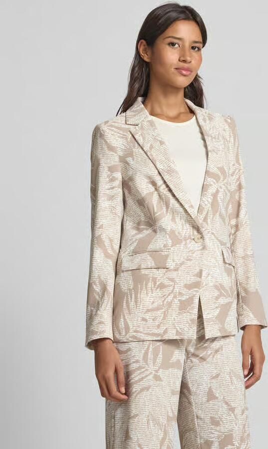 Comma regular blazer lichtbruin - Foto 7