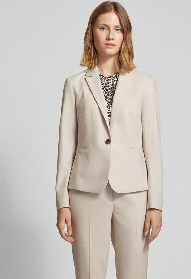 Comma Lange blazer met v-hals - Foto 8