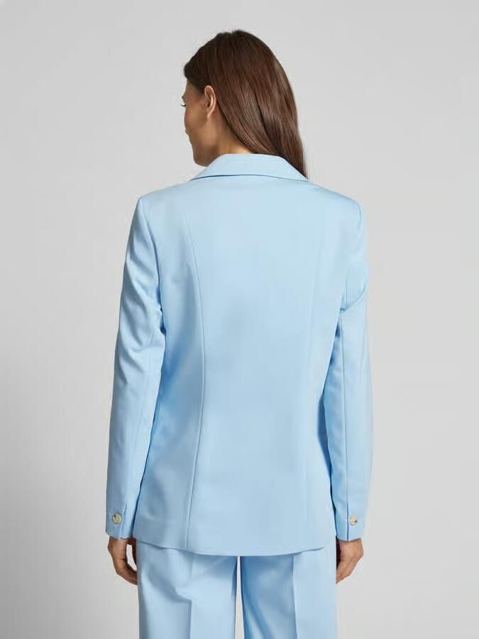 Comma Getailleerde blazer met klepzakken Blue Dames - Foto 2