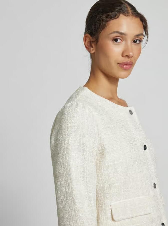 Comma Blazer met structuurmotief
