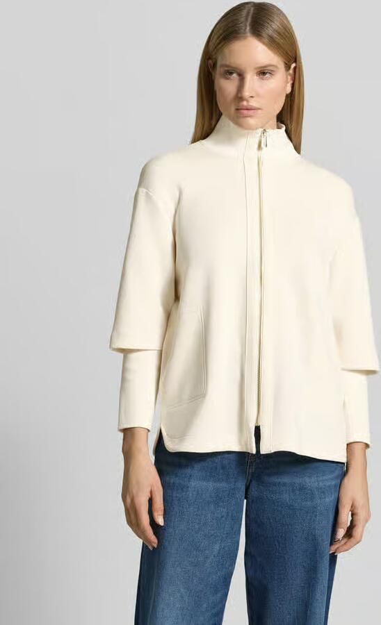 Comma Blazer van viscosemix met opgestikte steekzakken - Foto 3
