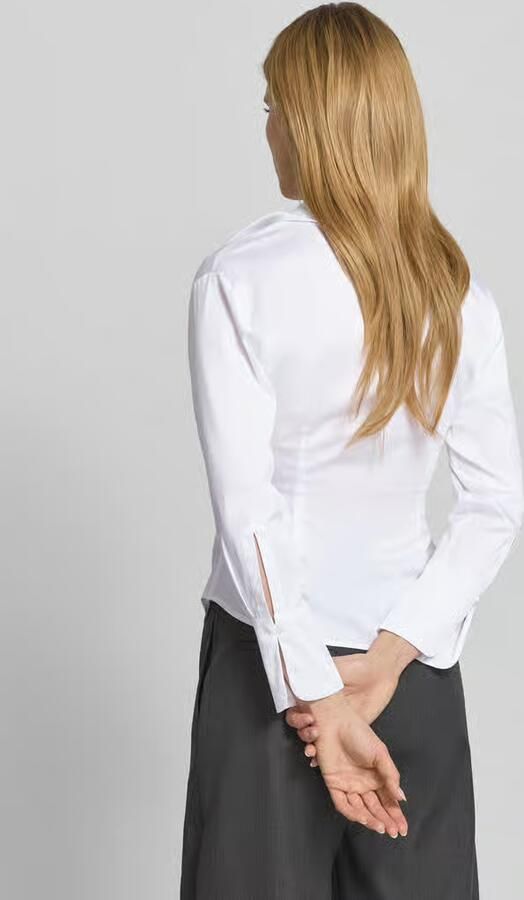 Comma Blouse met rimpels en V-hals - Foto 3