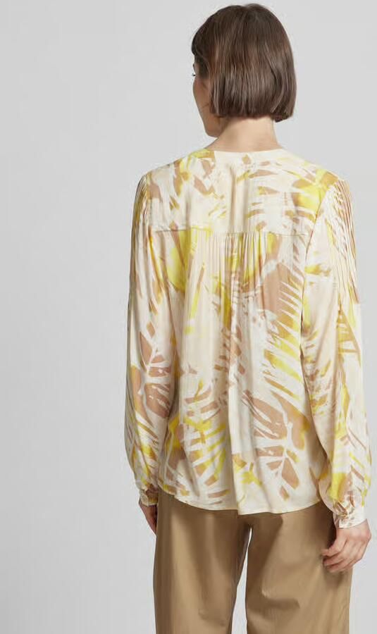 Comma Blouse met tuniekkraag