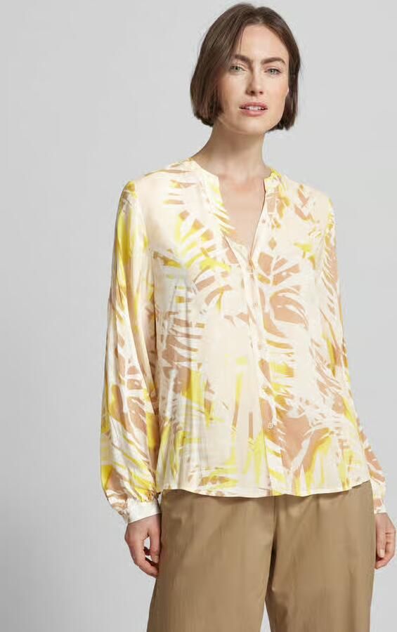 Comma Blouse met tuniekkraag - Foto 2