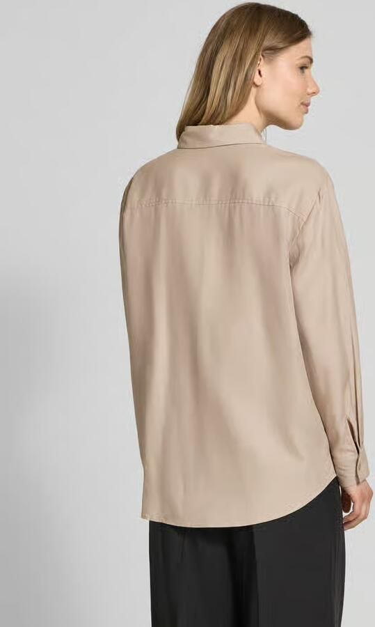 Comma Blouse van lyocellmix met overhemdkraag - Foto 4