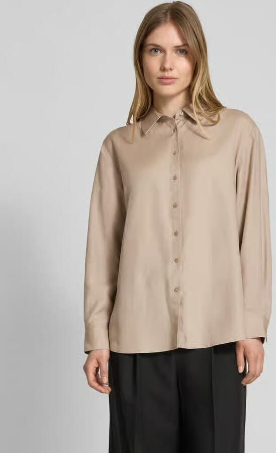 Comma Blouse van lyocellmix met overhemdkraag - Foto 3