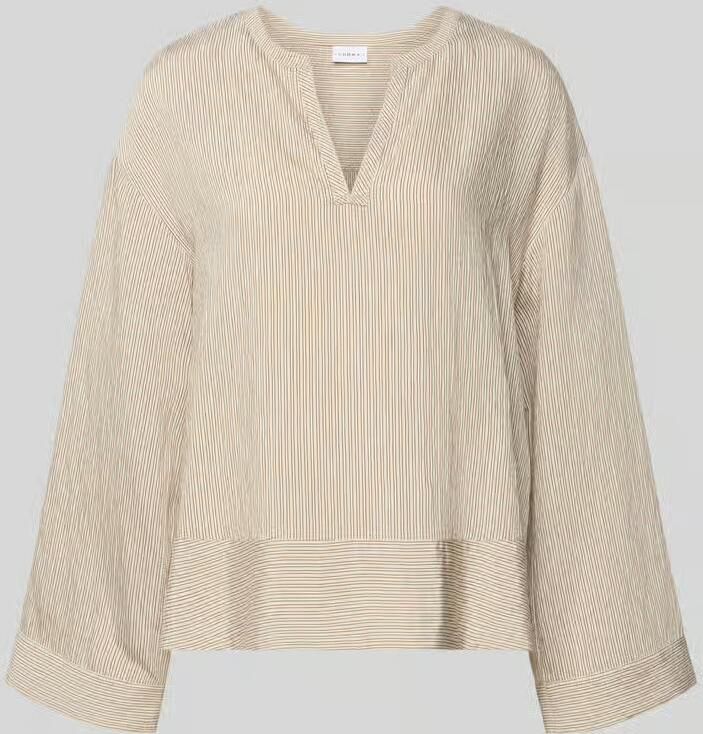 Comma Blouse van viscosemix met kimonomouwen - Foto 2