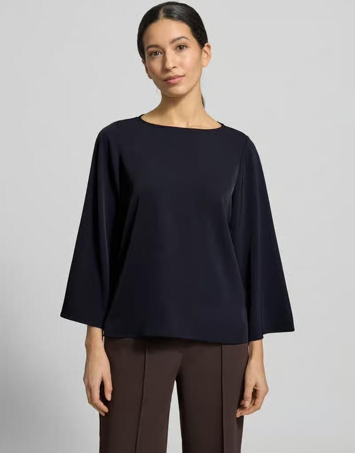 Comma Blousenshirt met ronde hals - Foto 2