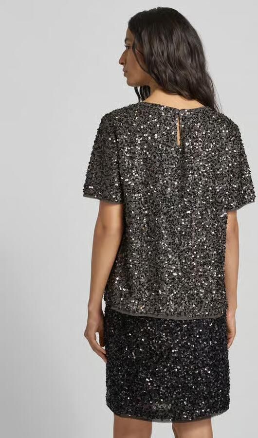 Comma Blouseshirt met pailletten