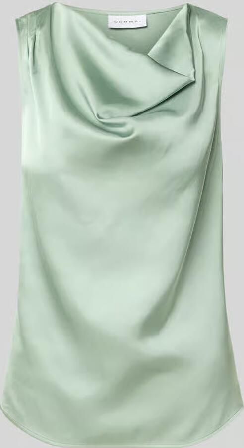 Comma Blousetop met cascadehals - Foto 2