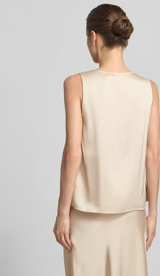Comma Blousetop met cascadehals