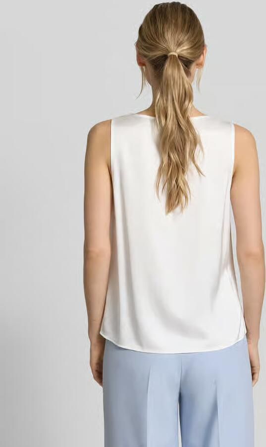 Comma Blousetop met cascadehals