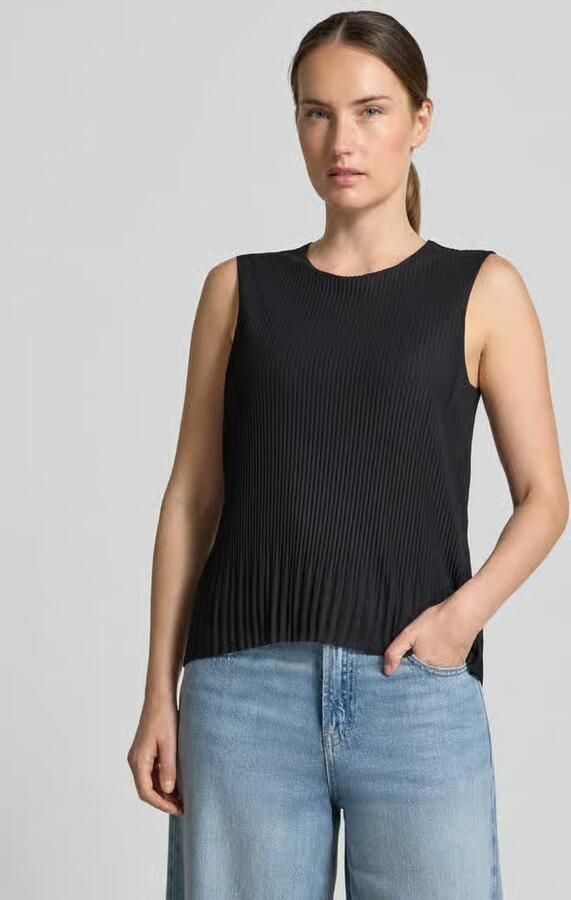 Comma Blousetop met riblook - Foto 2
