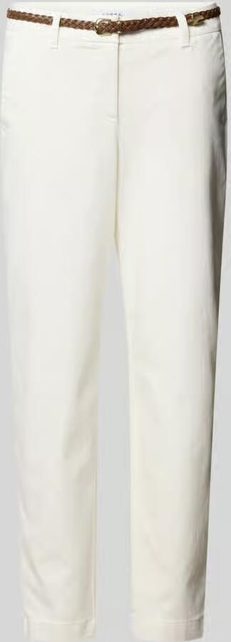 Comma Broek met achterzakken en riem - Foto 2