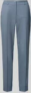 Comma broek met persplooien en achterzak