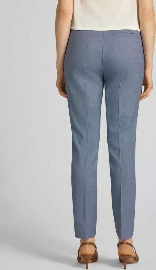 Comma broek met persplooien en achterzak - Foto 3