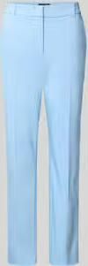 Comma Stoffen broek met bandplooien