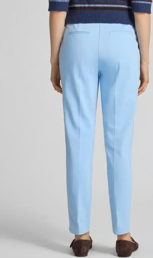 Comma Stoffen broek met bandplooien - Foto 2