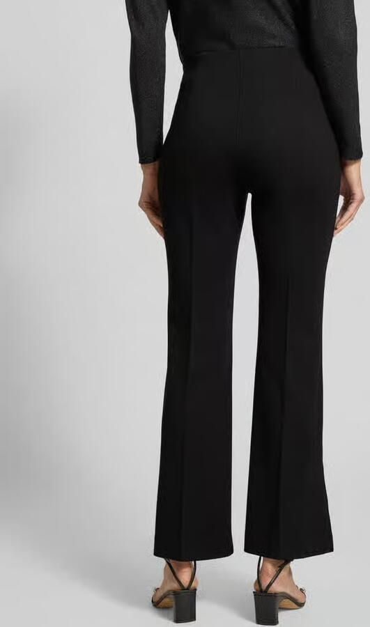 Comma Broek van viscosemix met elastische tailleband