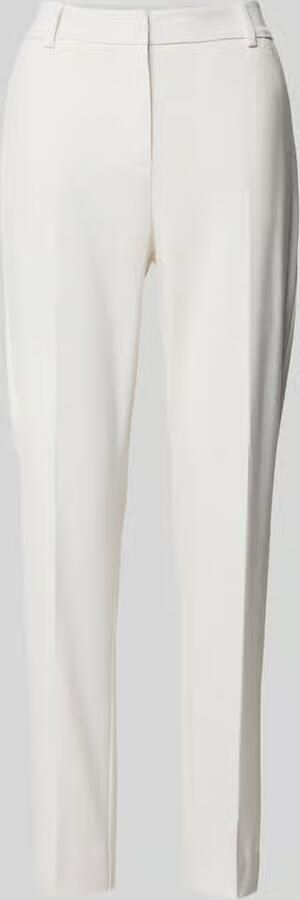 Comma Broek van viscosemix met persplooien - Foto 2